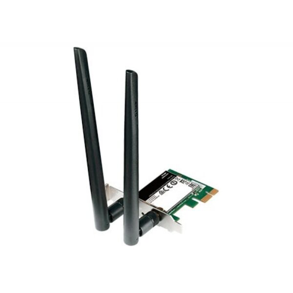 D-LINK PLACA DE RED PCI-E  DWA-582 WIFI 5 AC1200 DUAL BAND CON 2 ANTENAS