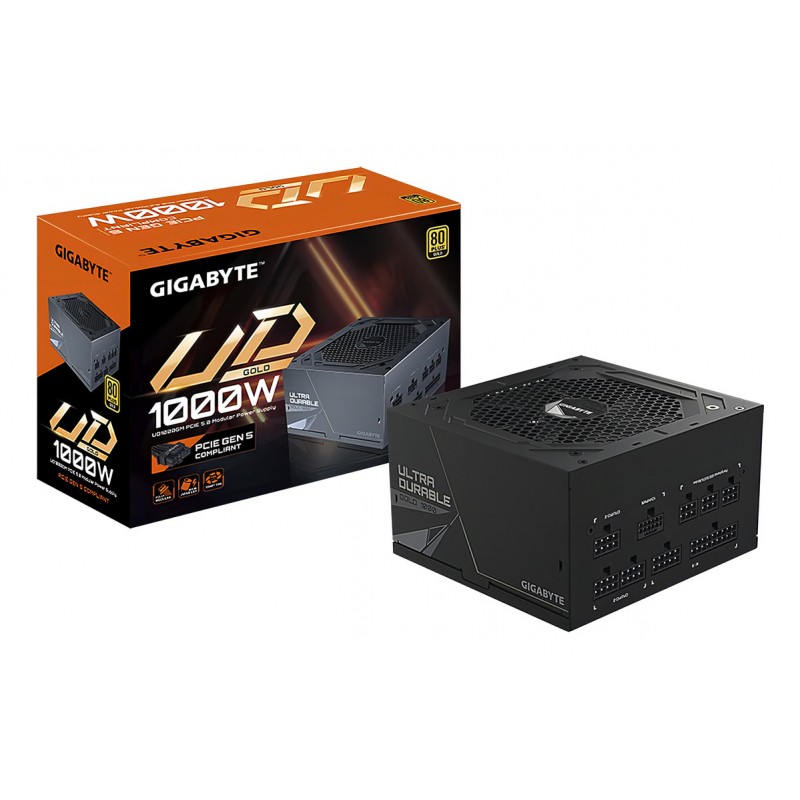 FUENTE GAMER GIGABYTE 1000W PG5 80 PLUS GOLD FULL MODULAR