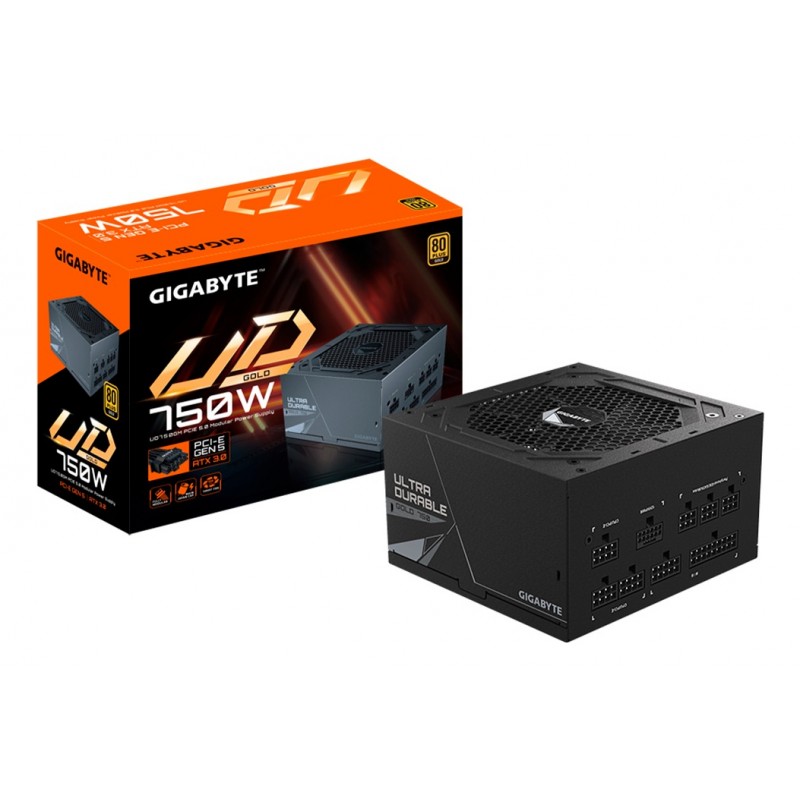 FUENTE GAMER GIGABYTE 750W PG5 80 PLUS MODULAR GOLD