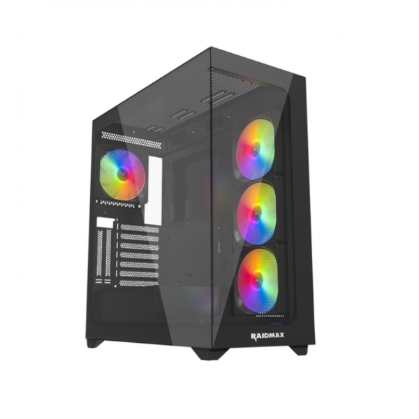 GABINETE GAMER RAIDMAX INFINITA i800 FISHTANK TG RGB