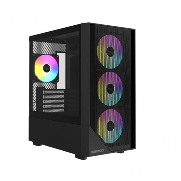 GABINETE GAMER RAIDMAX MESHIAN X609M BLACK MicroATX TG ARGB GABINETE GAMER RAIDMAX MESHIAN X609M BLACK MicroATX TG ARGB