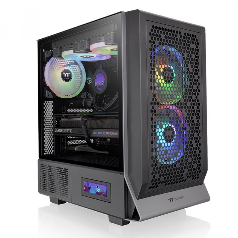 GABINETE THERMALTAKE CERES 300 XL TG ARGB BLACK TEMPERED GLASS