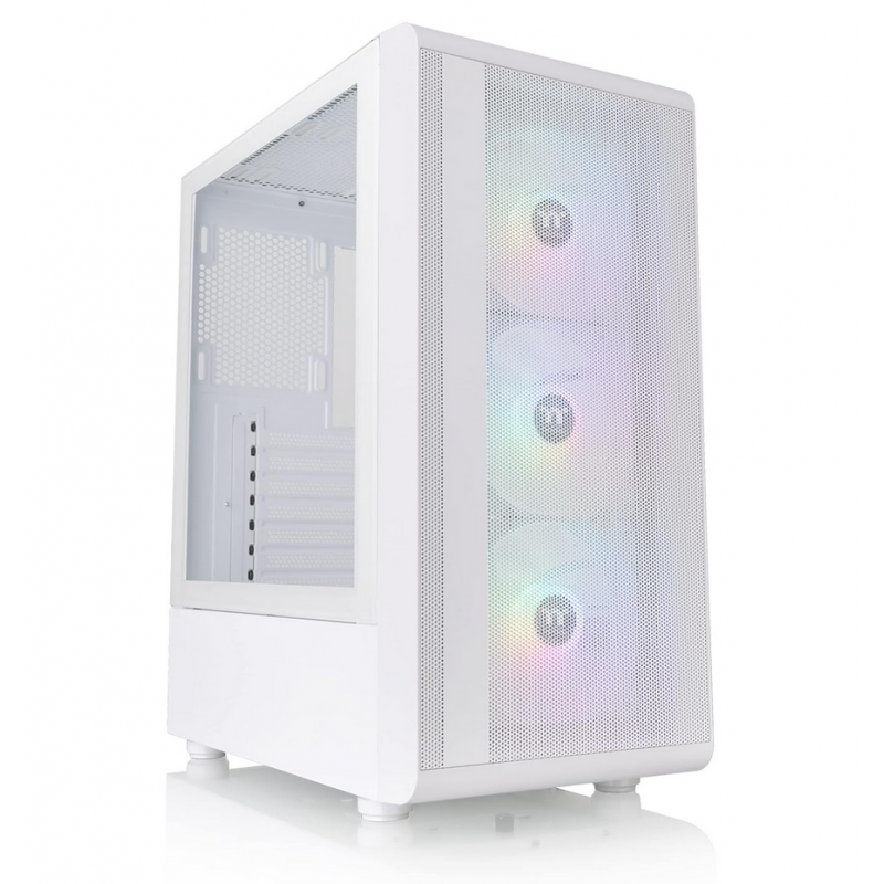 GABINETE THERMALTAKE S200 PLUS TG ARGB SNOW WHITE TEMPERED GLASS