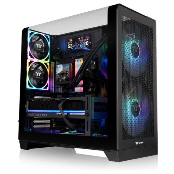 GABINETE THERMALTAKE VIEW 390  AIR BLACK TEMPERED GLASS