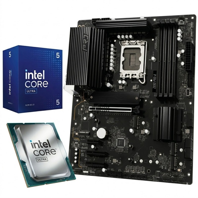 KIT ASROCK Z890 PRO-A + INTEL CORE ULTRA 5 225