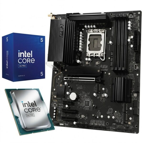 KIT ASROCK Z890 PRO-A WIFI + INTEL CORE ULTRA 5 225 KIT ASROCK Z890 PRO-A WIFI + INTEL CORE ULTRA 5 225