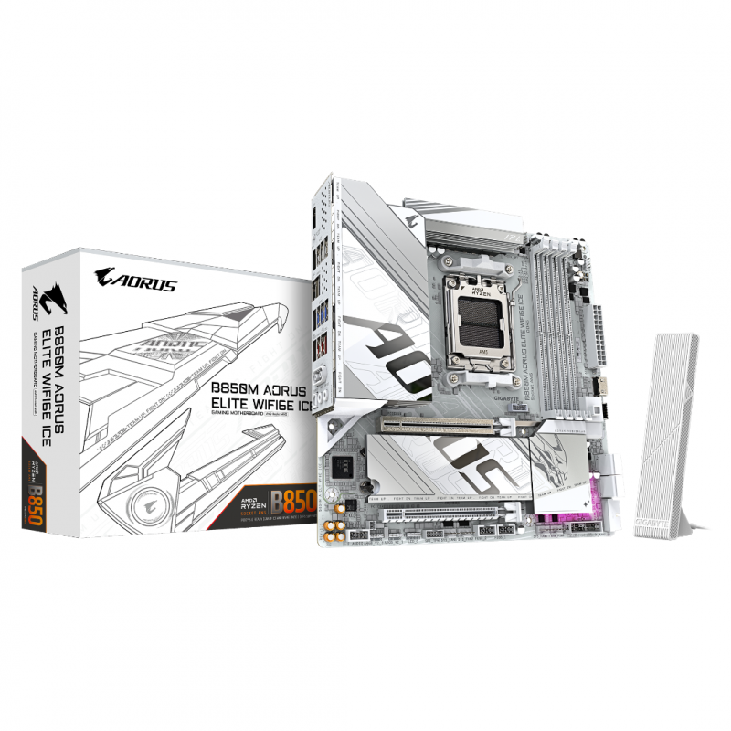 MOTHER GIGABYTE (AM5) B850M AORUS ELITE WF6E