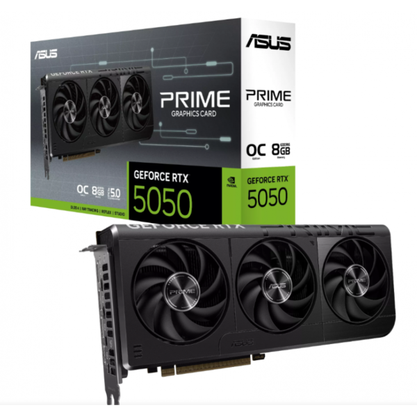 PLACA DE VIDEO ASUS PRIME RTX 5050 O 8GB PLACA DE VIDEO ASUS PRIME RTX 5050 O 8GB