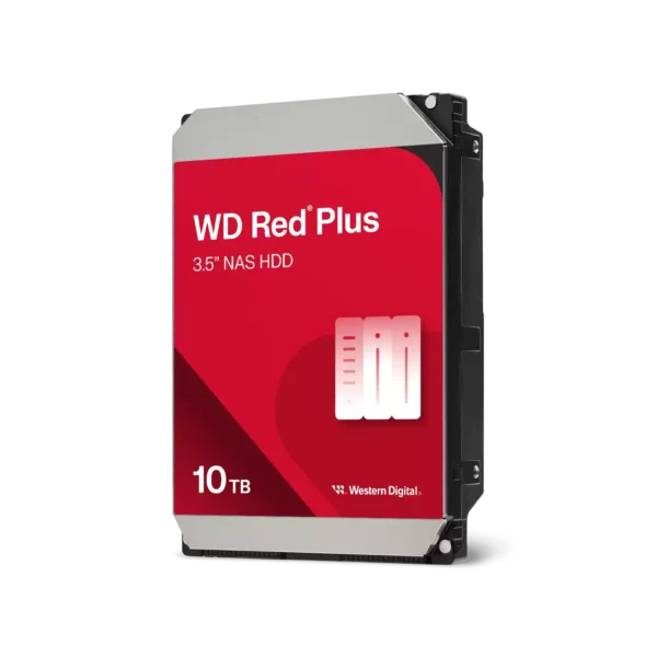 Disco Interno HDD WESTERN DIGITAL Red Plus10TB 3.5″ SATA 3.0 7200rpm