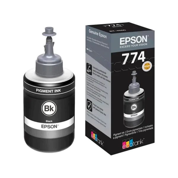 Botella de Tinta Epson 774 Negra Botella de Tinta Epson 774 Negra