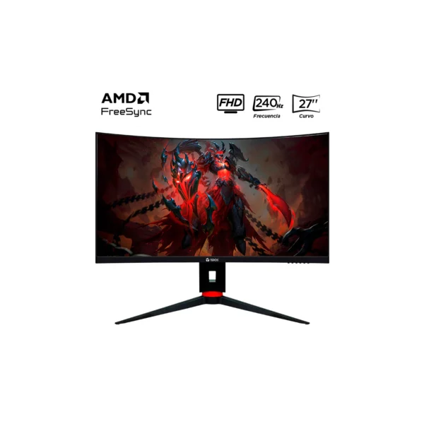 Monitor Teros TE-2764G Gaming 27″ Curvo VA FHD (1920 x 1080) 240Hz 1ms Monitor Teros TE-2764G Gaming 27″ Curvo VA FHD (1920 x 1080) 240Hz 1ms