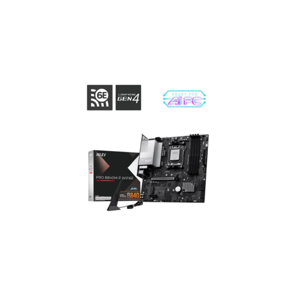 Motherboard MSI PRO B840M-P WIFI6E AM5 DDR5
