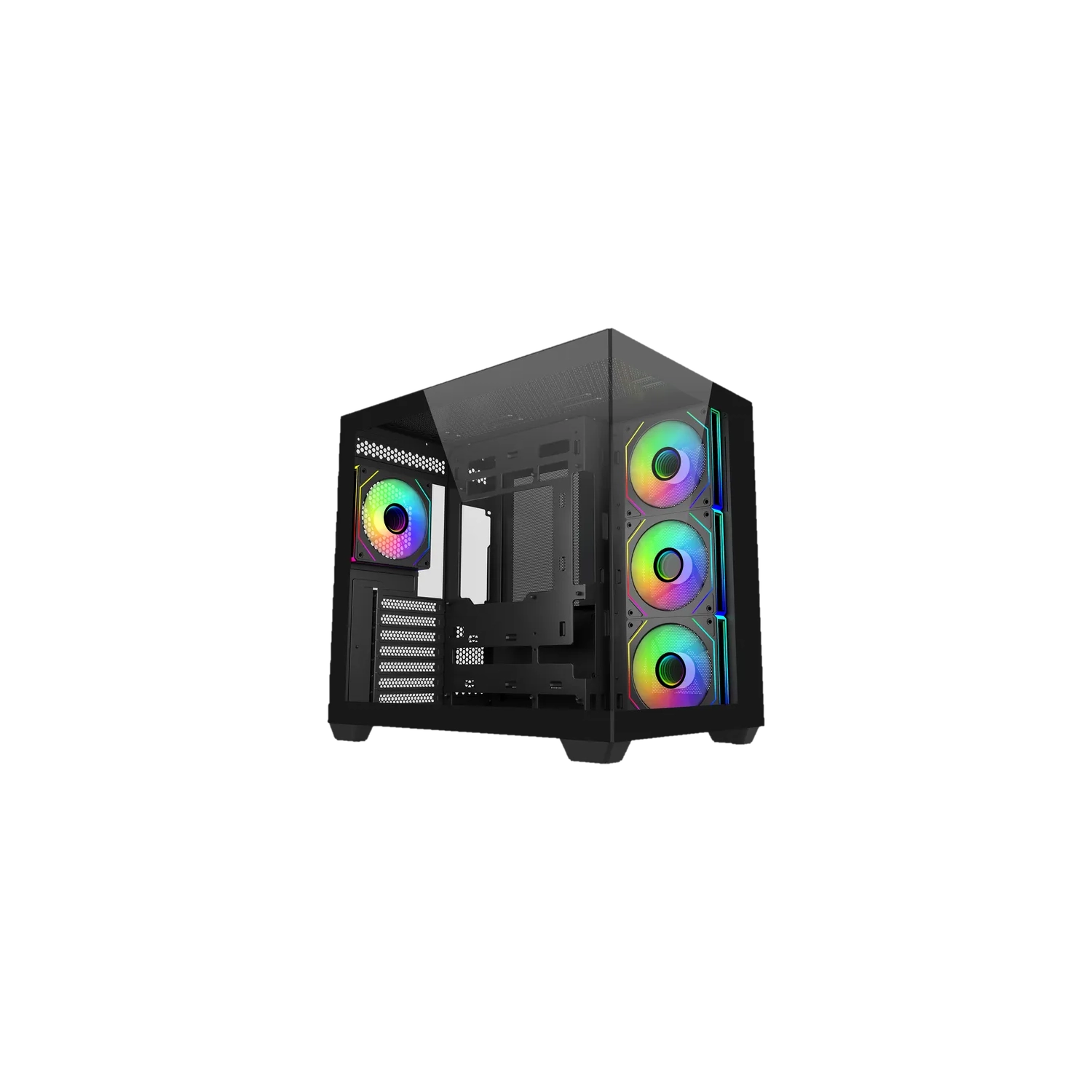 Gabinete Cooler Master Elite 681 Black 4 Fans ARGB s/fuente
