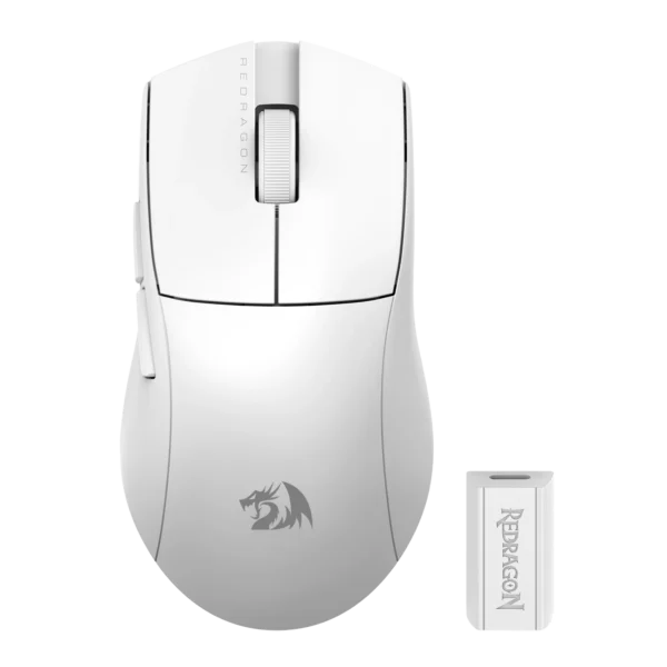 Mouse Inalámbrico Redragon King M916 Pro 4K Blanco Mouse Inalámbrico Redragon King M916 Pro 4K Blanco