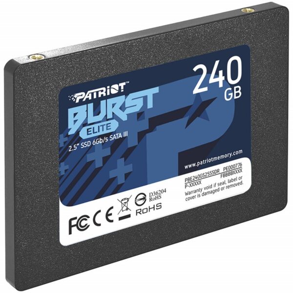 DISCO SSD PATRIOT BURST ELITE SOLID 240 GB SATA3 PE000776 DISCO SSD PATRIOT BURST ELITE SOLID 240 GB SATA3 PE000776