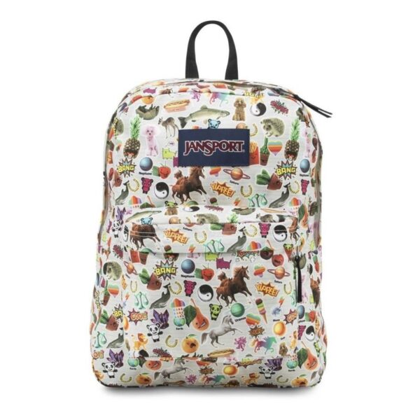 MOCHILA JANSPORTS SUPERBREAK MULTI STICKERS MOCHILA JANSPORTS SUPERBREAK MULTI STICKERS