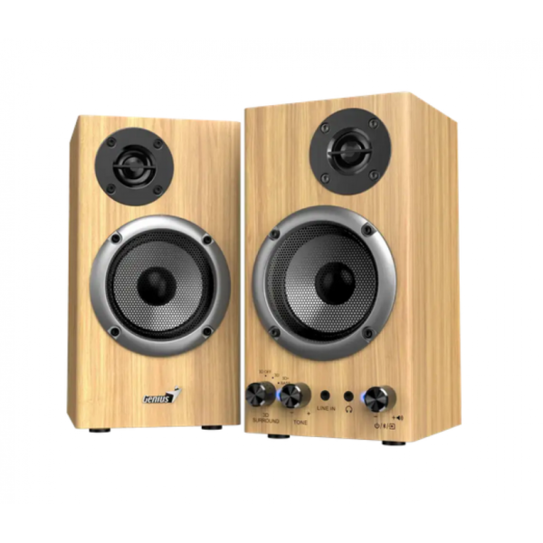 PARLANTE BLUETOOTH GENIUS SP-HF520BT PINE WOOD