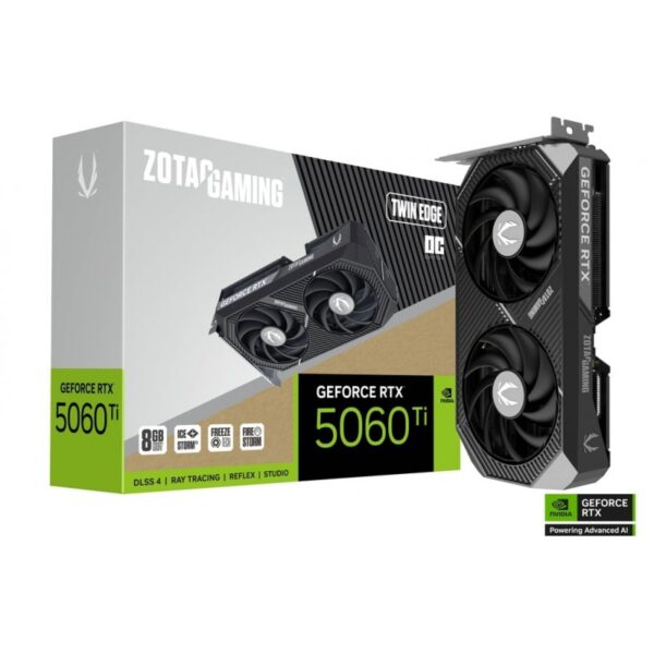 PLACA DE VIDEO ZOTAC RTX 5060TI 8GB TWIN EDGE OC
