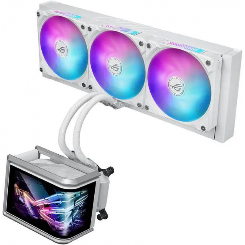 WATER COOLER ASUS AMOLED ROG RYUO IV SLC 360 ARGB WHITE