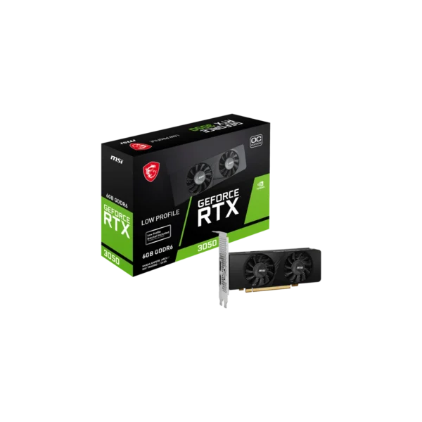 Placa MSI NVIDIA GeForceRTX 3050 LP 6G OC