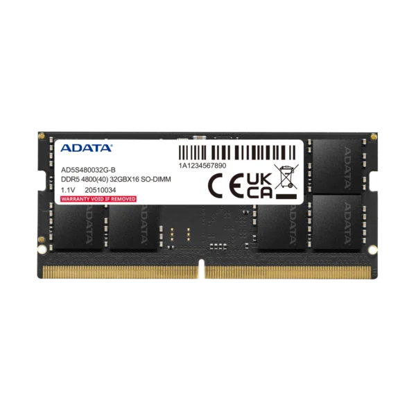 Memoria Ram SODIMM ADATA 16GB DDR5 4800MHz CL40 1. Memoria Ram SODIMM ADATA 16GB DDR5 4800MHz CL40 1.