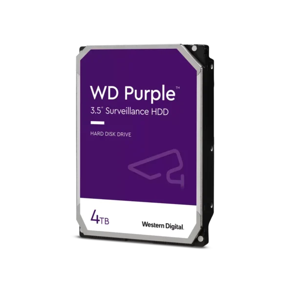 Disco Interno HDD WESTERN DIGITAL Purple 4TB 3.5″ SATA 3.0 5400rpm