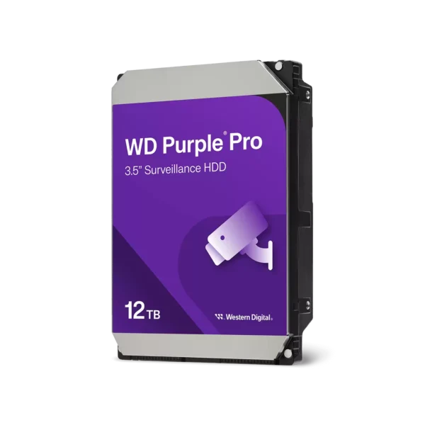Disco Interno HDD WESTERN DIGITAL Purple Pro 12TB 3.5″ SATA 3.0 512MB 7200rpm