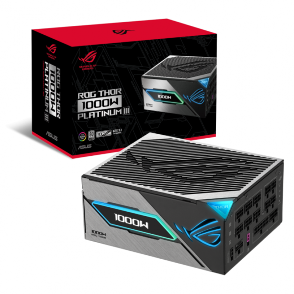 FUENTE ASUS ROG THOR 1000W GAMING ATX 3.1 PCIE 5.1 80 PLUS PLATINUM FUENTE ASUS ROG THOR 1000W GAMING ATX 3.1 PCIE 5.1 80 PLUS PLATINUM