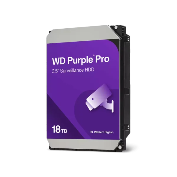 Disco Interno HDD WESTERN DIGITAL Purple Pro 18TB 3.5″ SATA 3.0 512MB 7200rpm