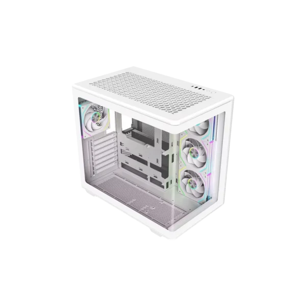 Gabinete Cooler Master Elite 600 White Vidrio Temp