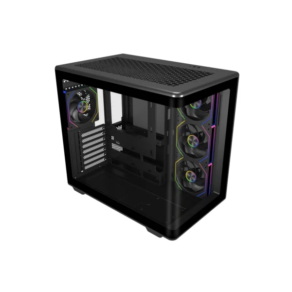 Gabinete Cooler Master Elite 600 Black Vidrio Temp