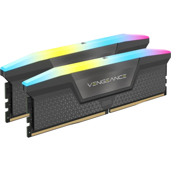 Memoria DDR5 Corsair Vengeance RGB 16GB 6000MHz (2x8) - https://espaciotek.com.ar