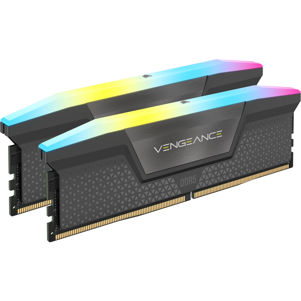 Memoria DDR5 Corsair Vengeance RGB 16GB 6000MHz (2x8) - https://espaciotek.com.ar