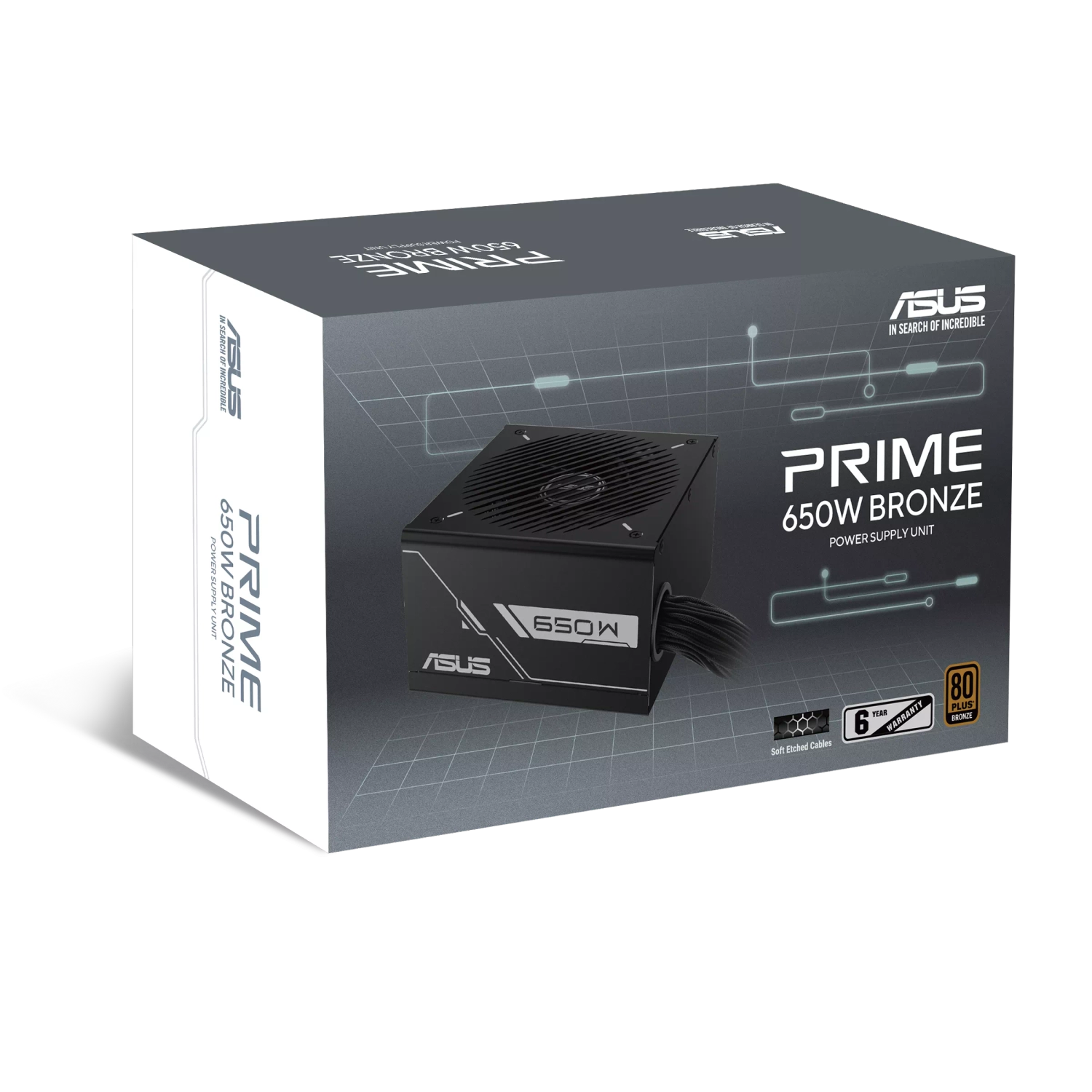 Fuente ASUS PRIME 650W BRONZE BLACK