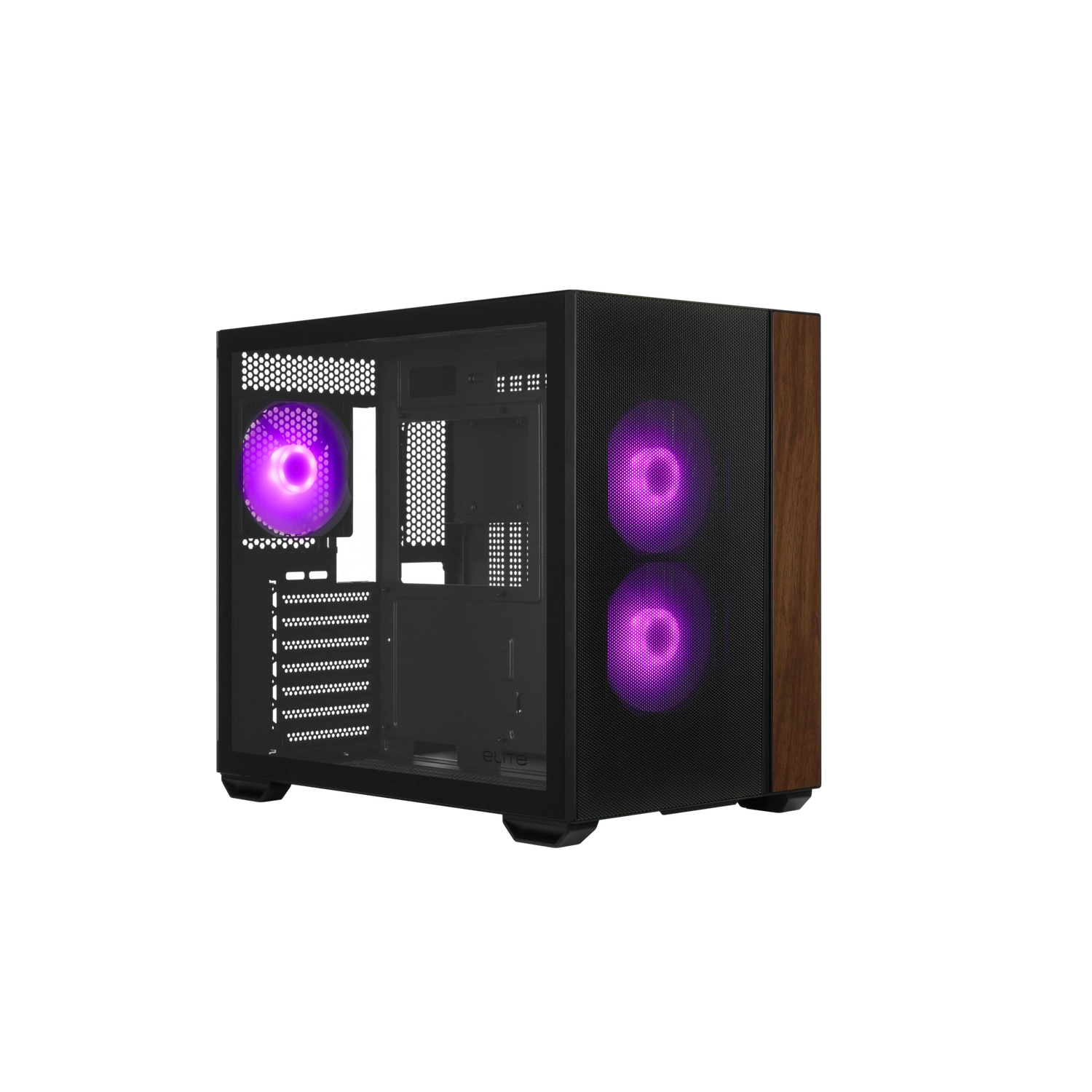 Gabinete Cooler Master Elite 660 3 fans ARGB Black