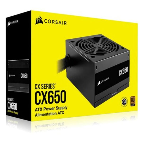 Fuente CORSAIR CX Series CX650 650W 80 PLUS Bronze - https://espaciotek.com.ar