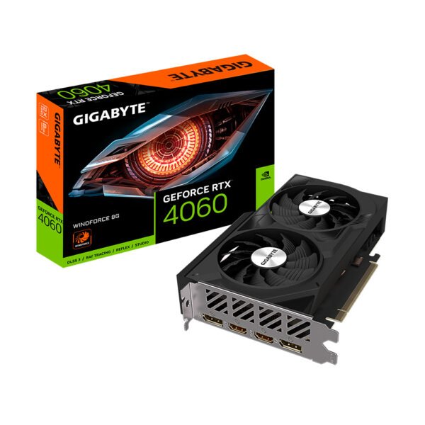 PLACA DE VIDEO GIGABYTE RTX 4060 WINDFORCE 8GB