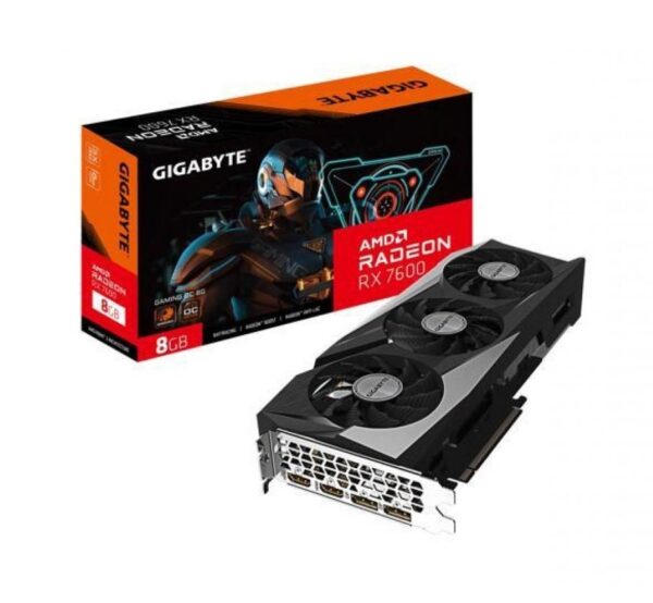 PLACA DE VIDEO GIGABYTE RADEON RX 7600 8GB OC GAMING