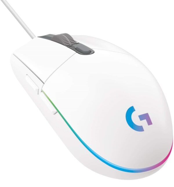 MOUSE LOGITECH G203 LIGHTSYNC GAMING WHITE