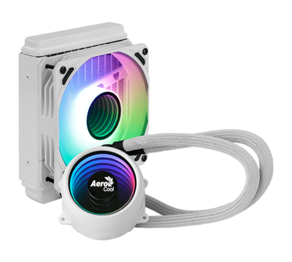 WATER COOLER AEROCOOL MIRAGE L120 WHITE (ARGB TDP 200W)