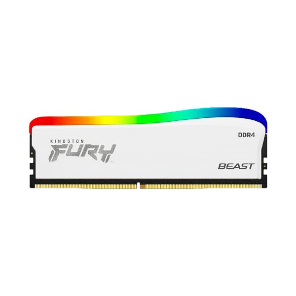 MEMORIA DDR4 KINGSTON FURY BEAST 16GB 3600 MHZ RGB WHITE