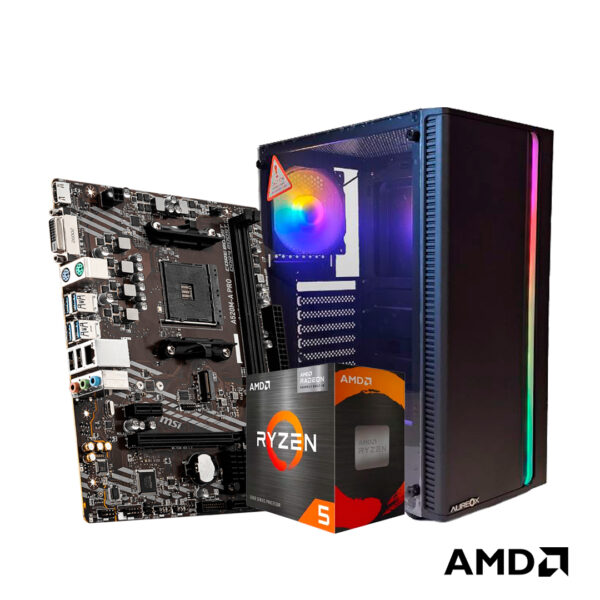 PC GAMER AMD RYZEN 5 5600G + 16GB ram RGB + 512GB m.2